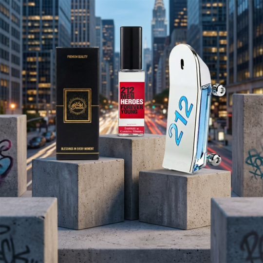 212 Men Heroes Premium Long Lasting Inspired Perfume for Men